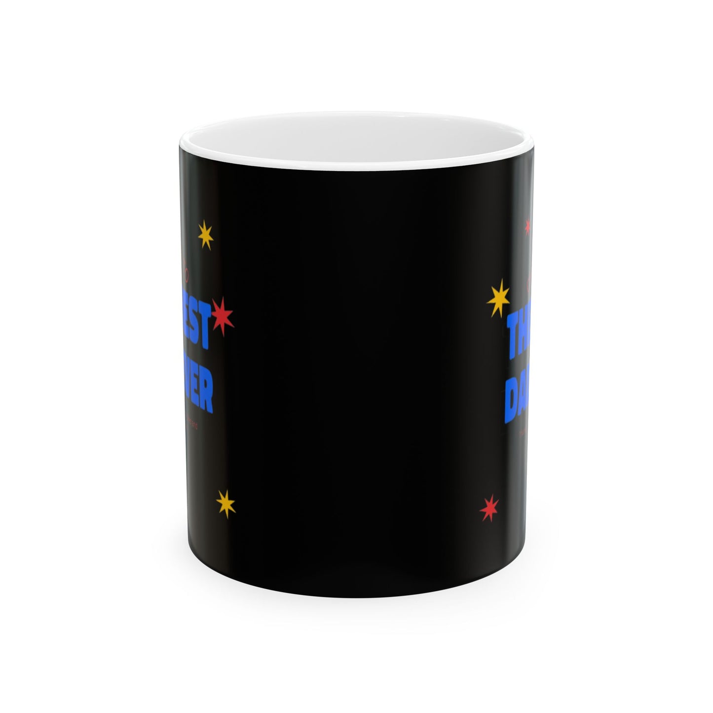 Personalized Ceramic Mug - "The Best Doctor" with Colorful Stars
