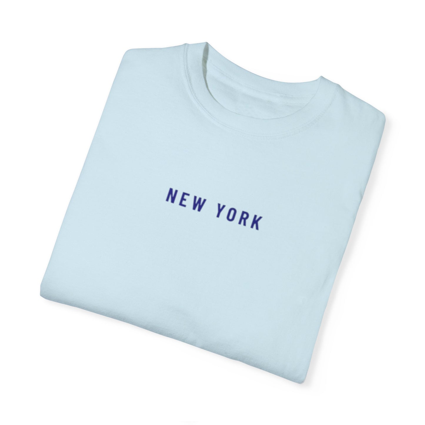 New York Skyline Unisex Garment-Dyed T-Shirt - Comfortable City Vibe