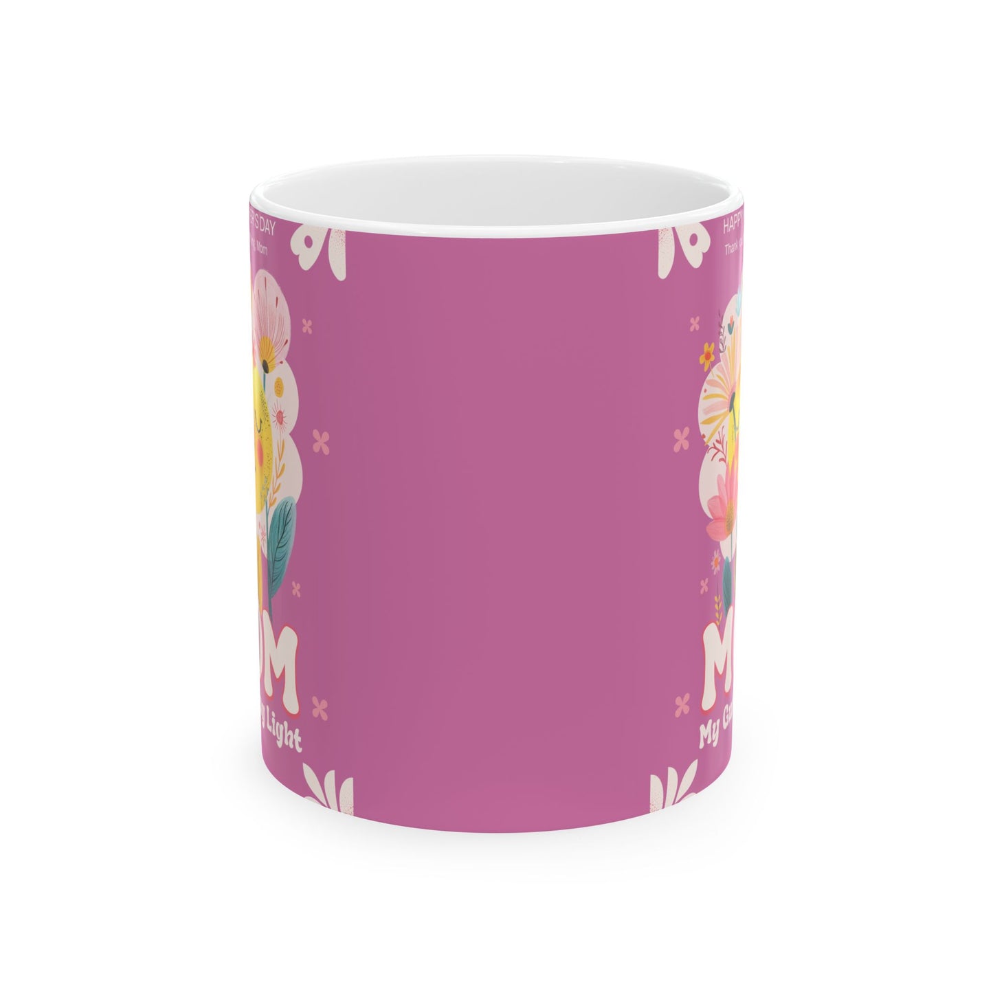 Taza de cerámica "Mamá Guía Luz" - Regalo perfecto para el Día de la Madre