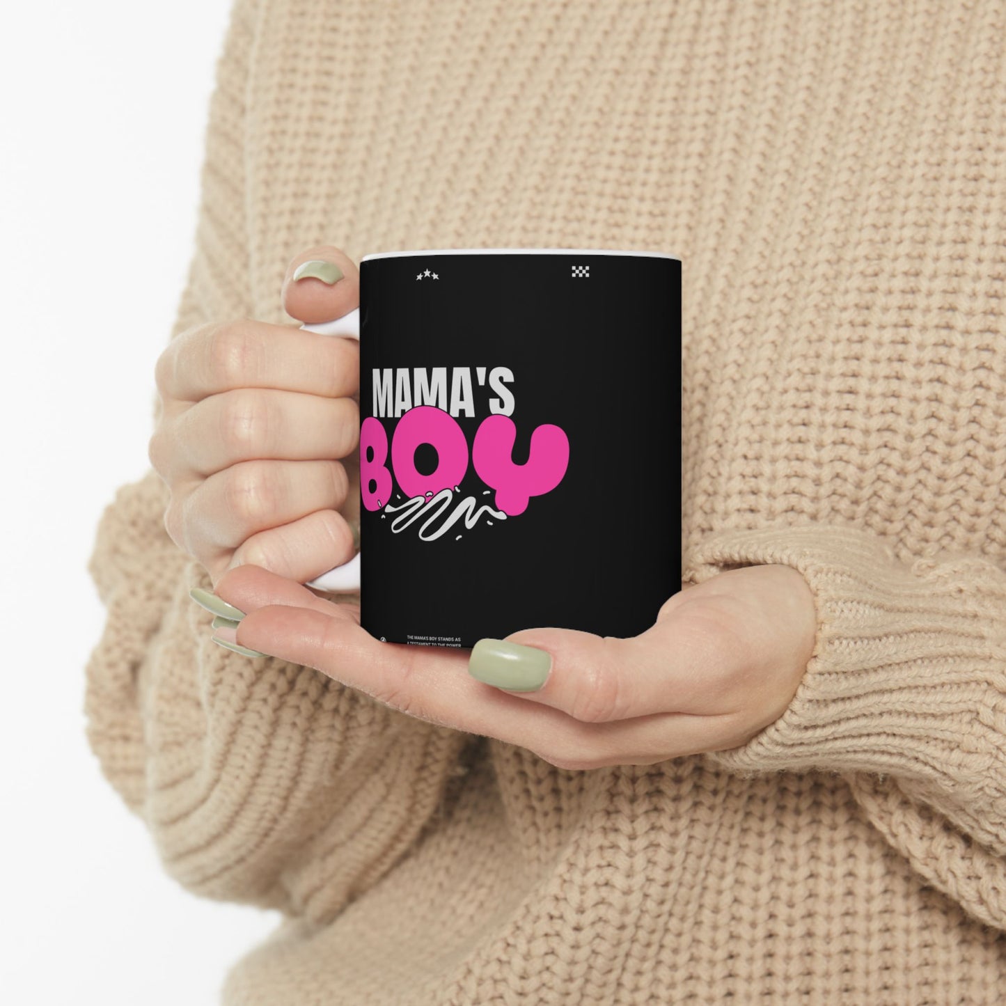 Taza de cerámica "Mama's Boy": regalo ideal para el Día de la Madre o cumpleaños