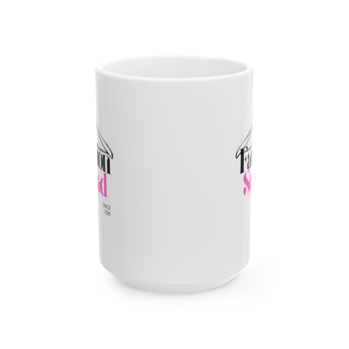 Taza de cerámica Fashion Squad: una elegante taza de café para quienes marcan tendencia