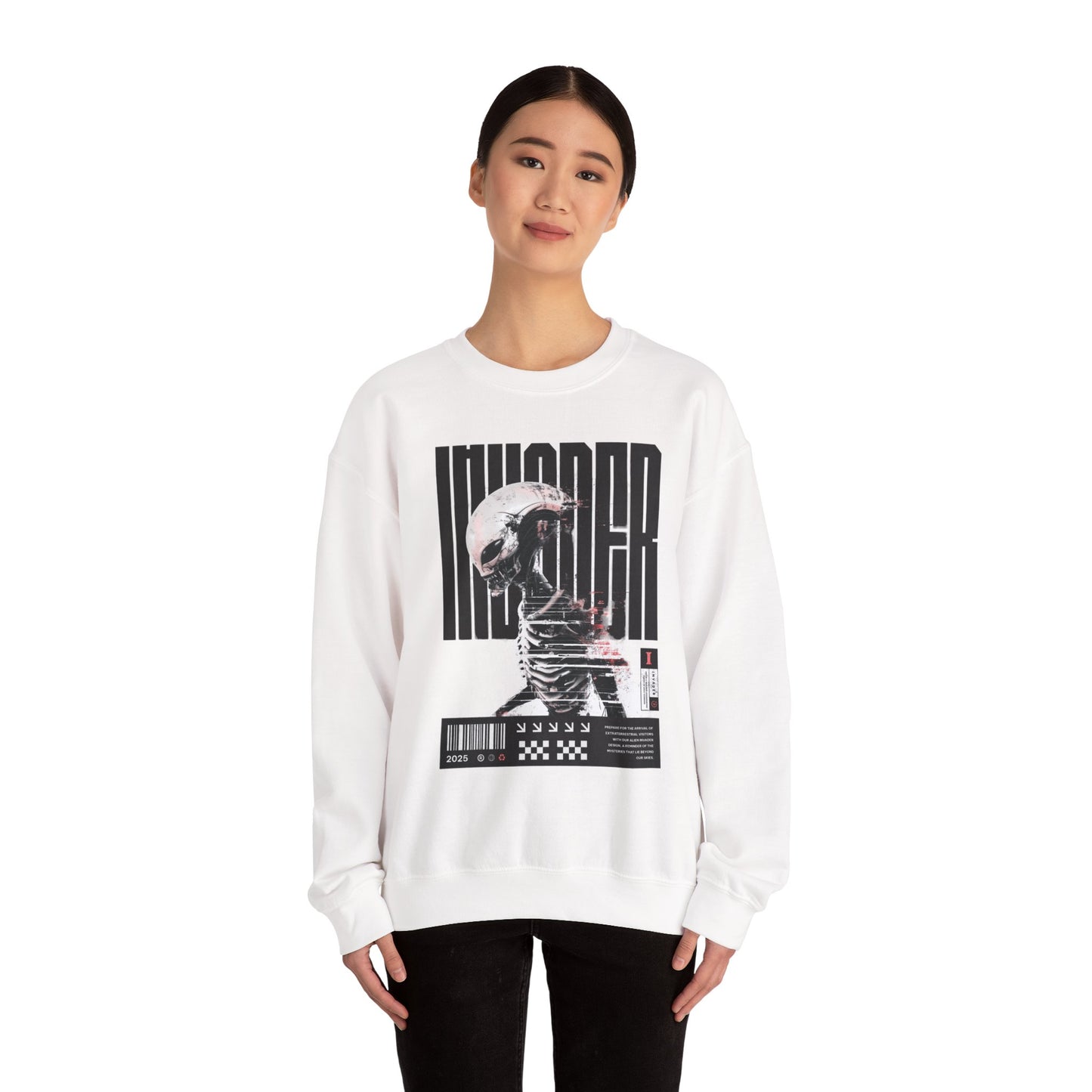 Graphic Unisex Crewneck Sweatshirt - "Alien"