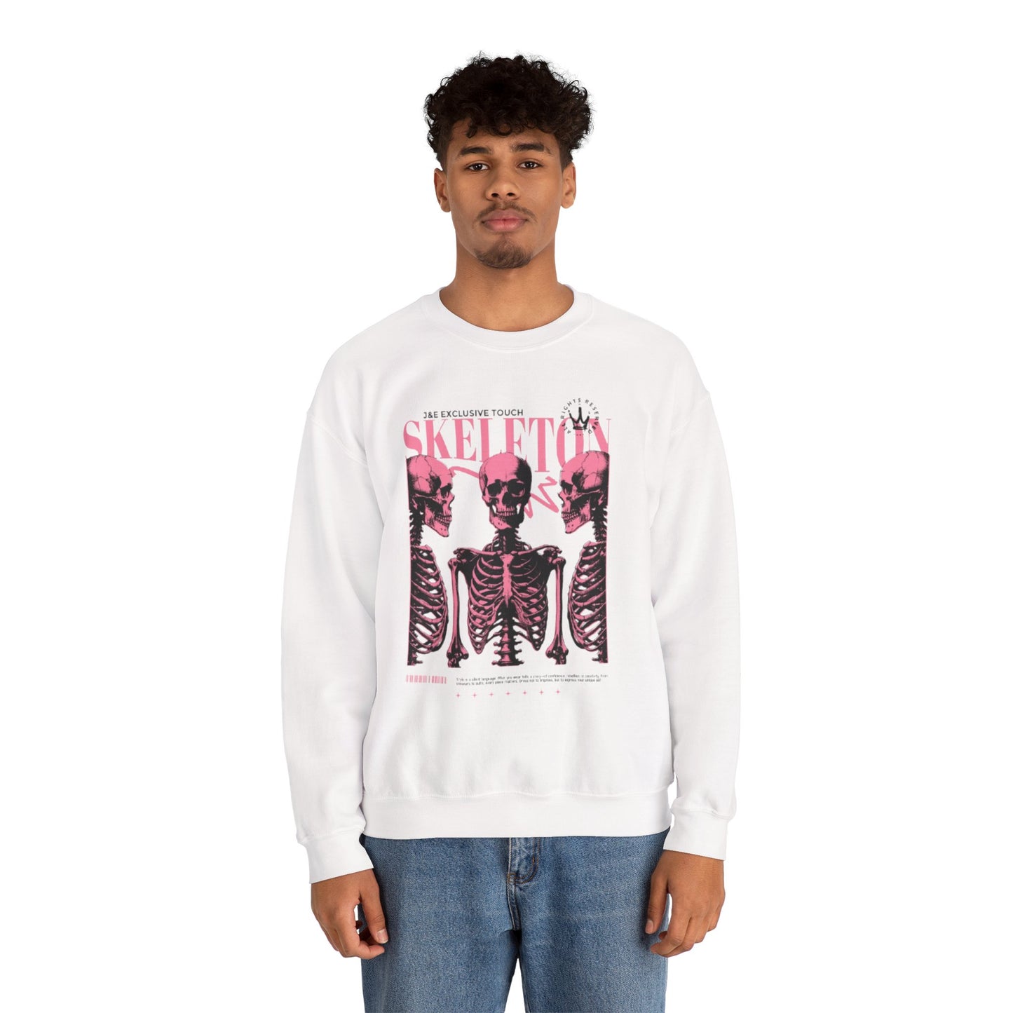 Graphic Unisex Crewneck Sweatshirt - Skeleton