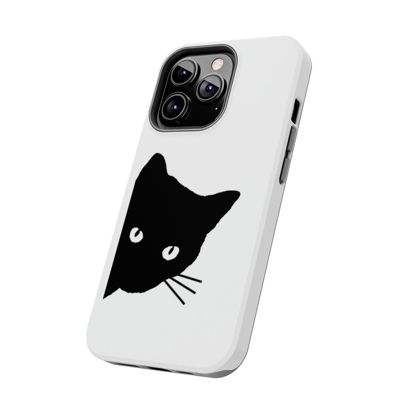 Funda resistente para teléfono Black Cat: protección duradera con un diseño divertido