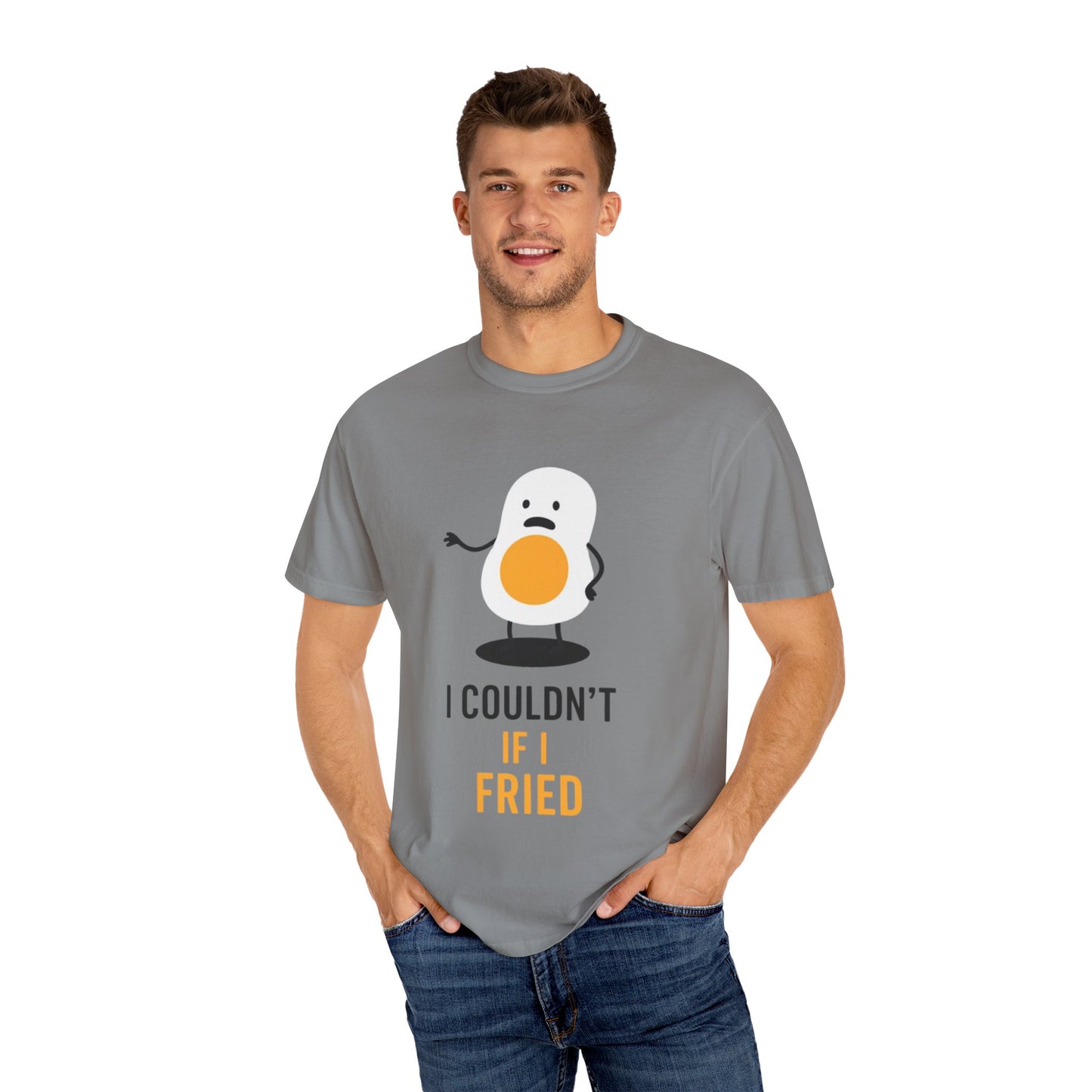 Funny Egg Graphic Unisex T-Shirt, Humorous Gift for Food Lovers, Casual Wear, Kitchen Aesthetic, Perfect for Birthdays or Brunch