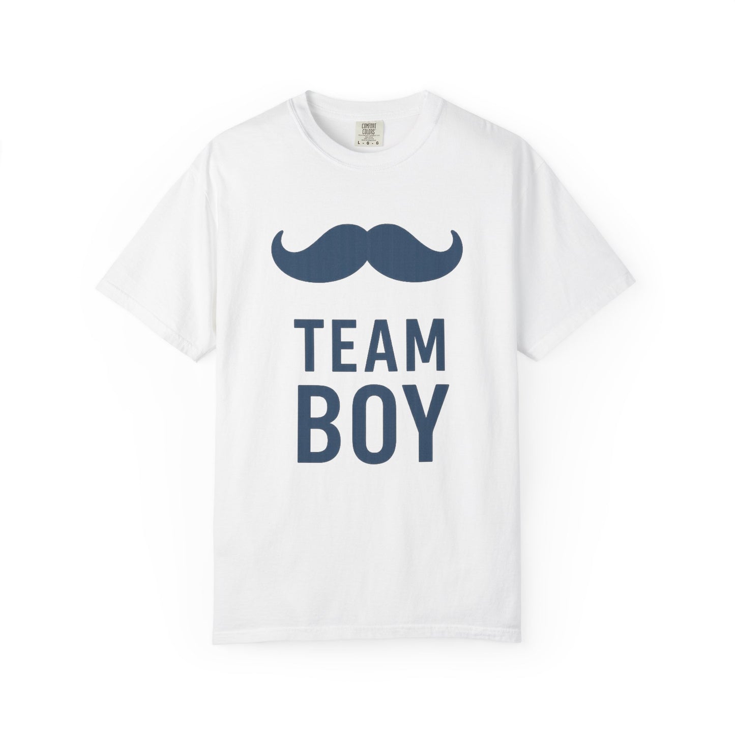 Team Boy Unisex Garment-Dyed T-Shirt | Cute Baby Shower Gift, Funny Dad Shirt, Family Reunion Tee, Playful Kids Apparel