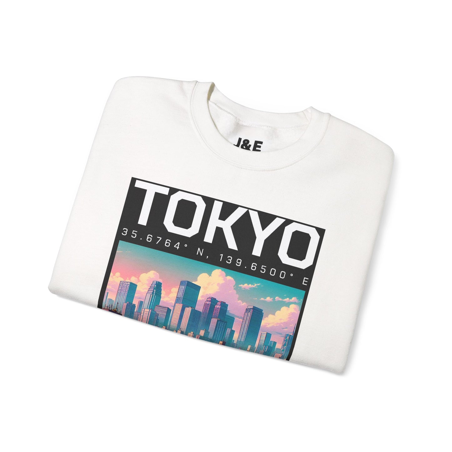 Tokyo Skyline Crewneck Sweatshirt - Land of the Rising Sun