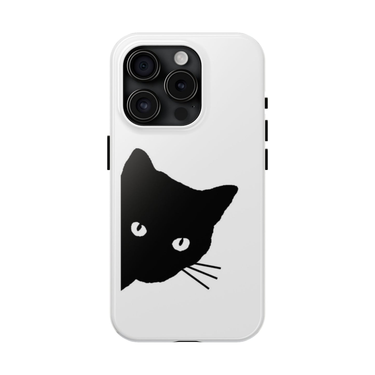 Funda resistente para teléfono Black Cat: protección duradera con un diseño divertido