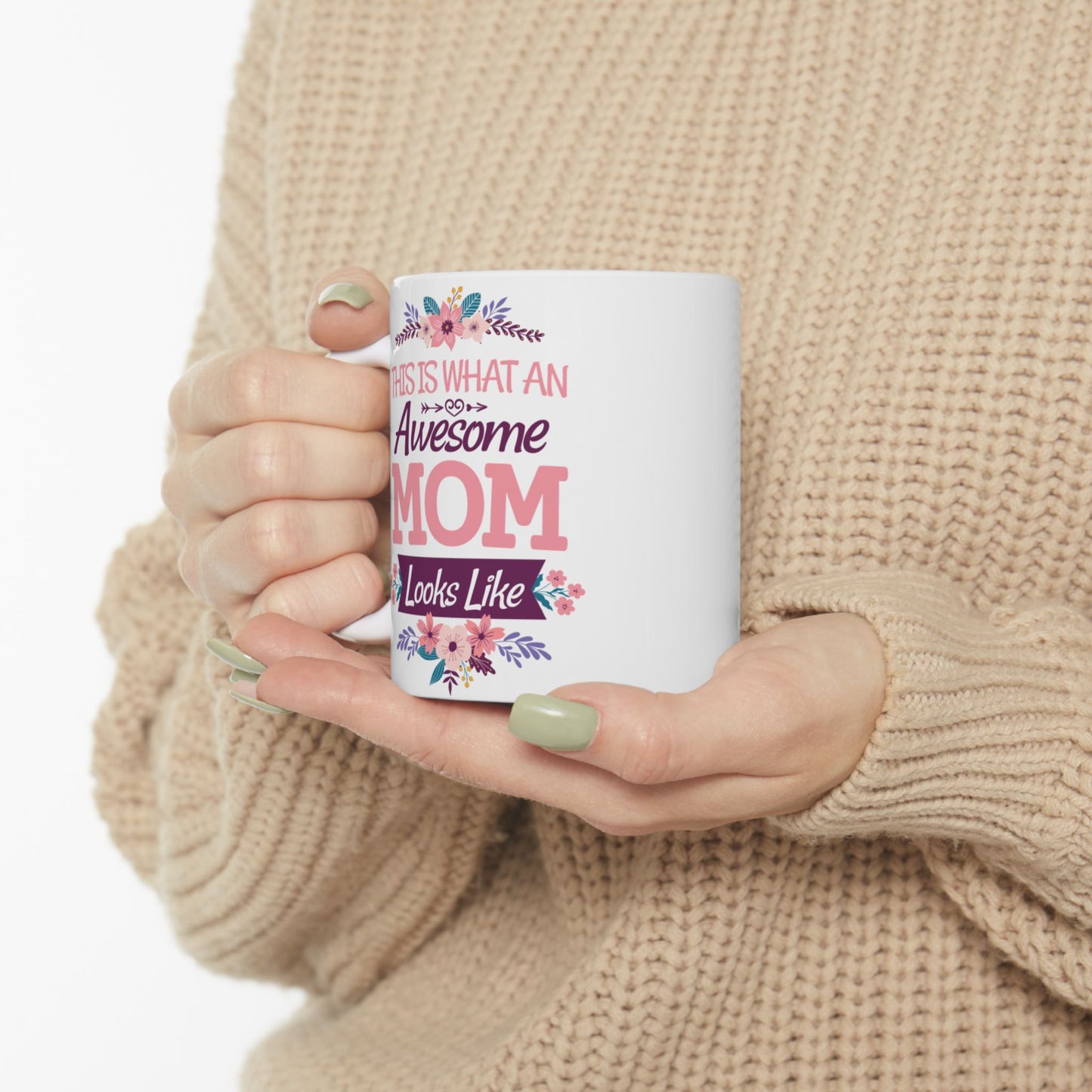 Taza de cerámica "Mamá increíble": regalo perfecto para el Día de la Madre