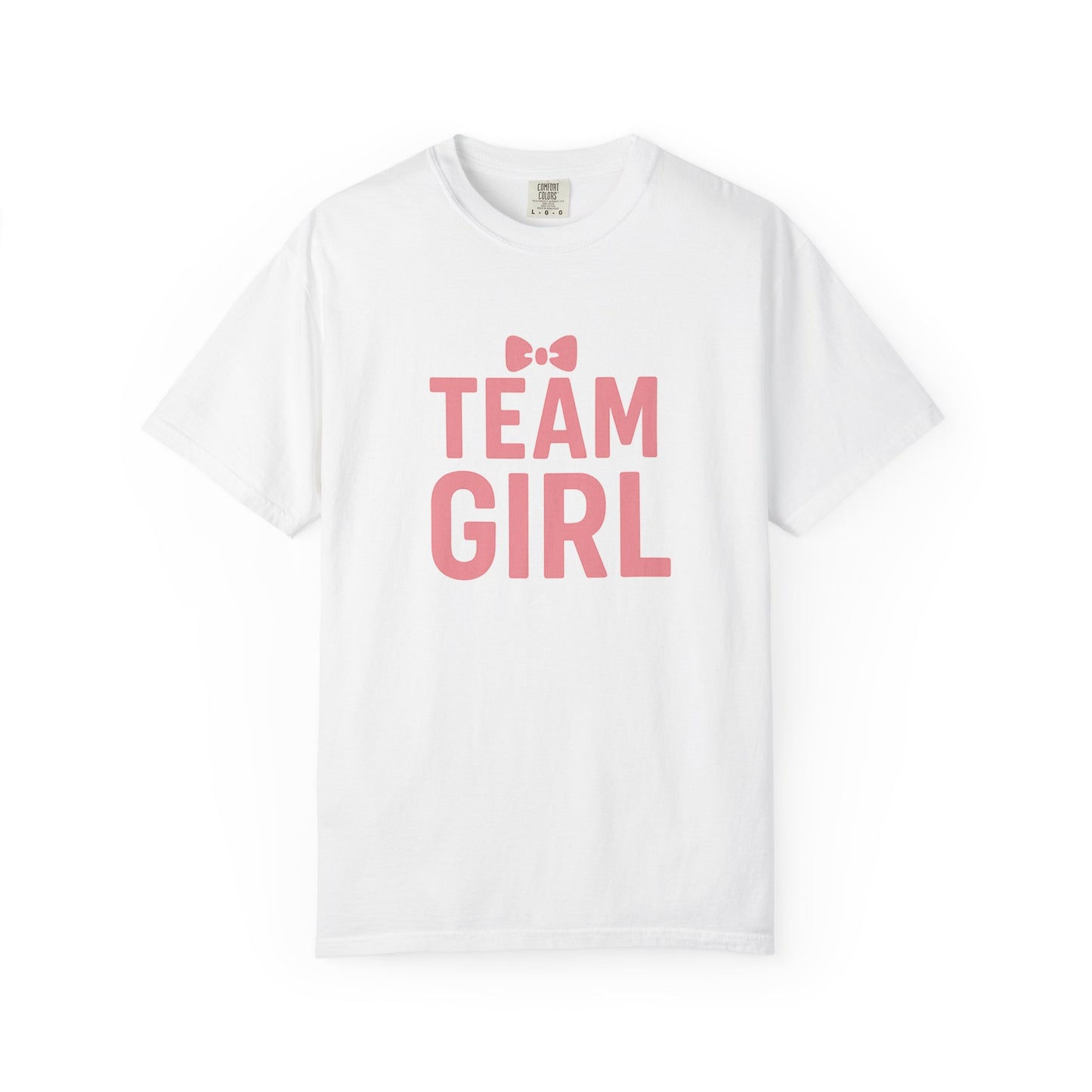 Team Girl Unisex Garment-Dyed T-Shirt, Cute Kids T-Shirt, Birthday Gift, Team Spirit Tee, Casual Outfit