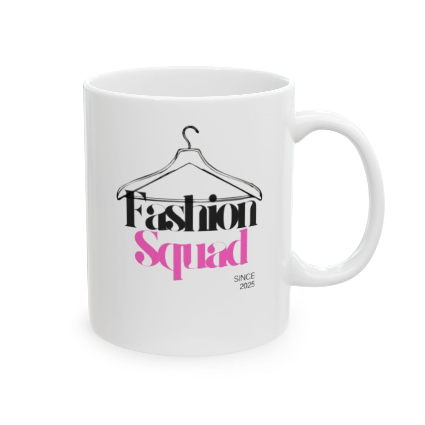 Taza de cerámica Fashion Squad: una elegante taza de café para quienes marcan tendencia