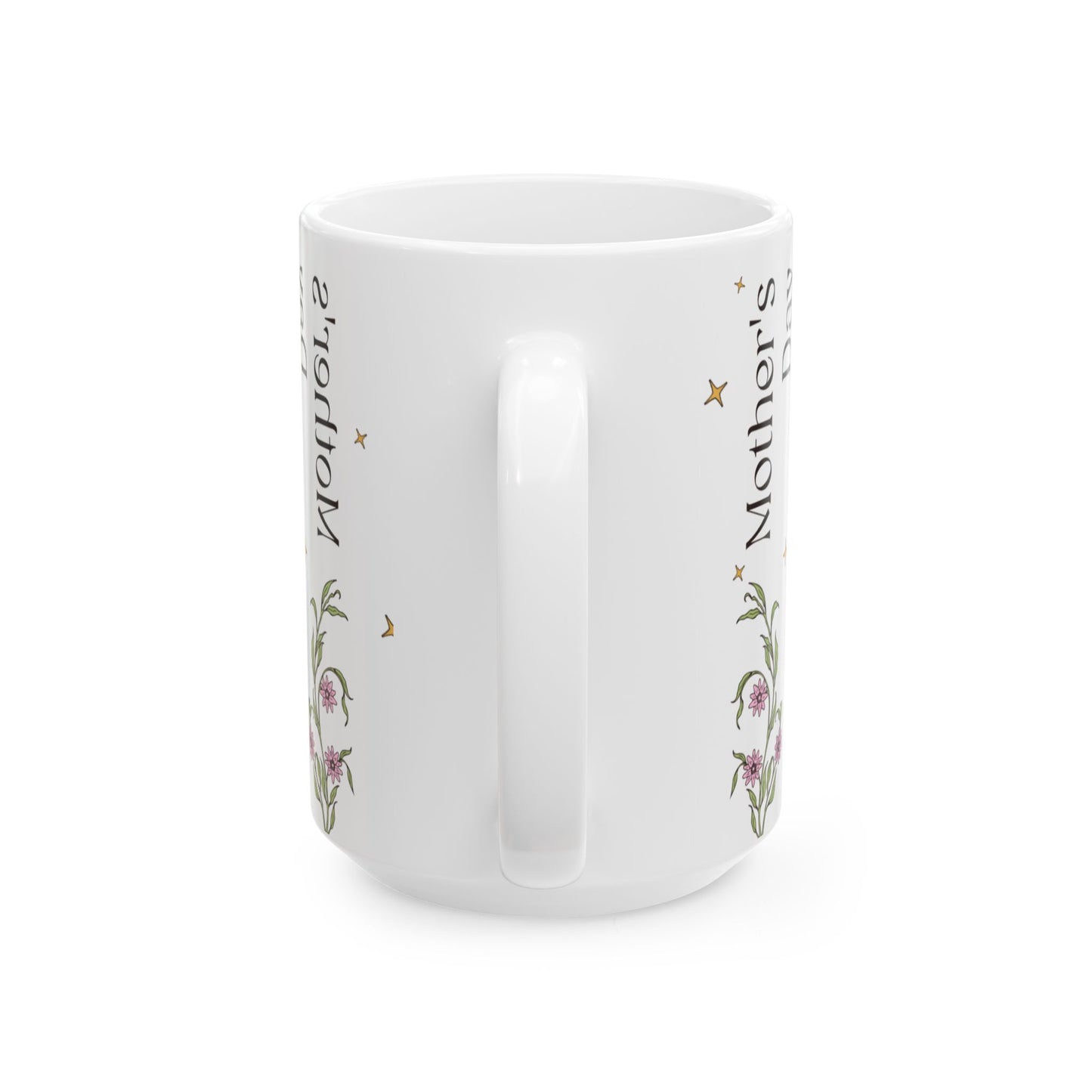 Taza de cerámica para el Día de la Madre con diseño floral para regalar