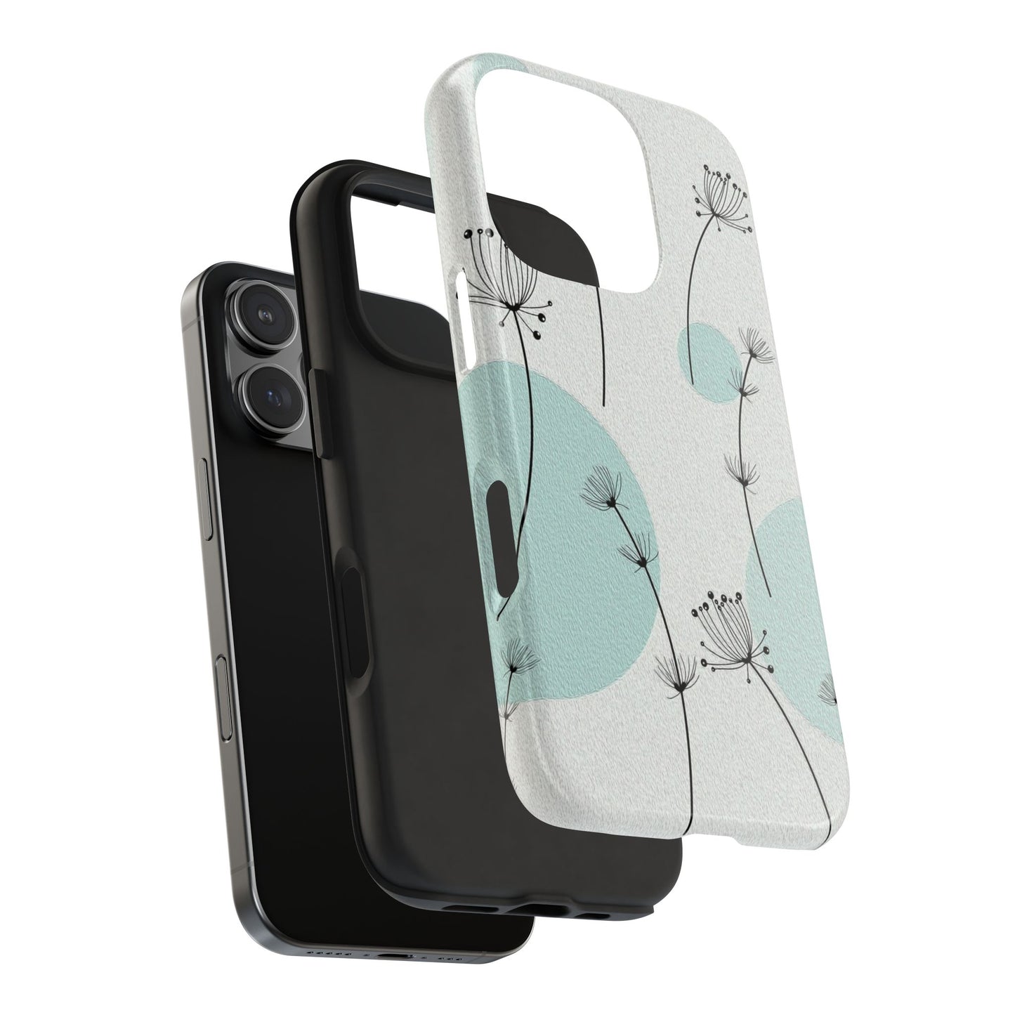 Elegante funda resistente con diseño floral: protección duradera con un diseño inspirado en la naturaleza.