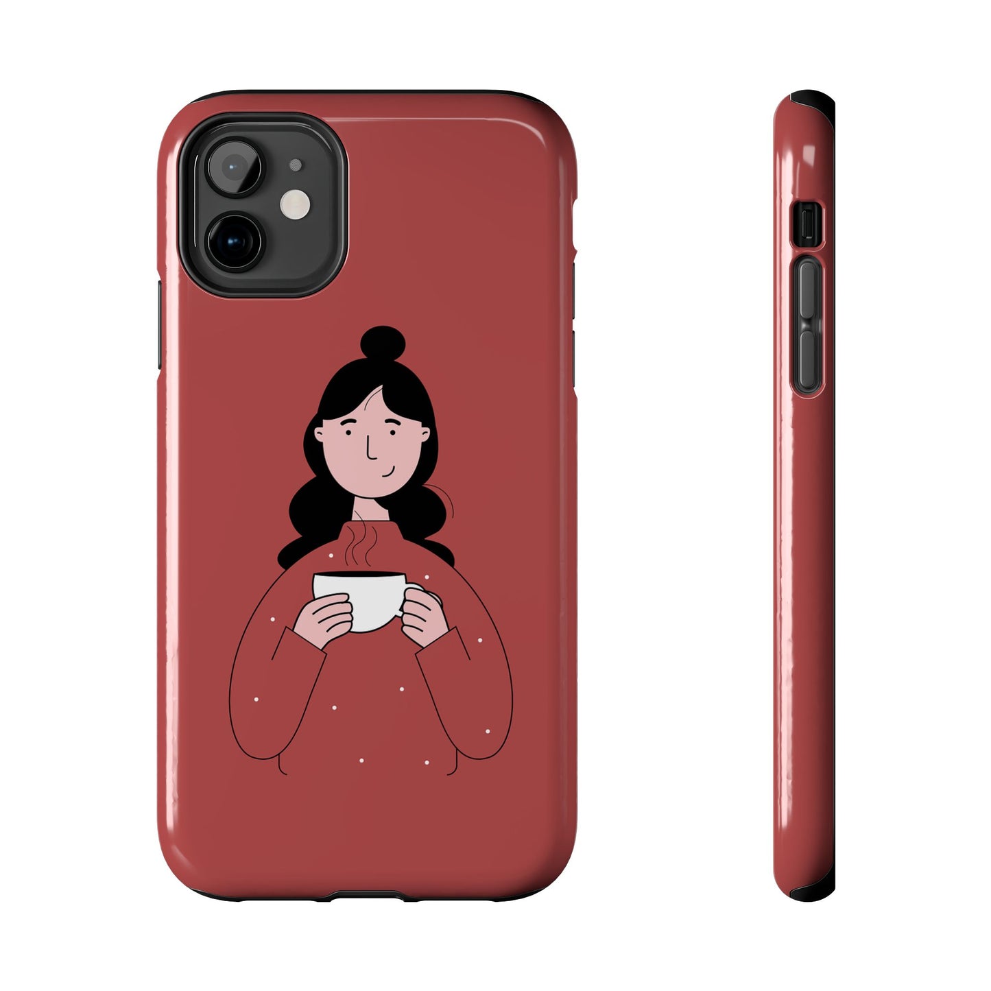 Bonita y acogedora funda para teléfono: el regalo perfecto para el invierno y las fiestas.