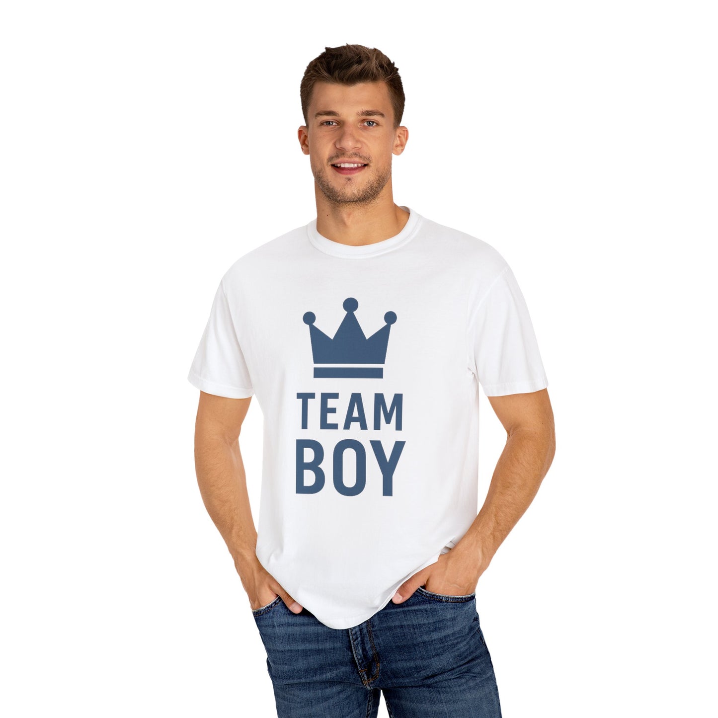 Team Boy T-Shirt, Unisex Tee for Baby Showers, Birthday Parties, Family Gatherings, Thoughtful Gift for Expecting Parents
