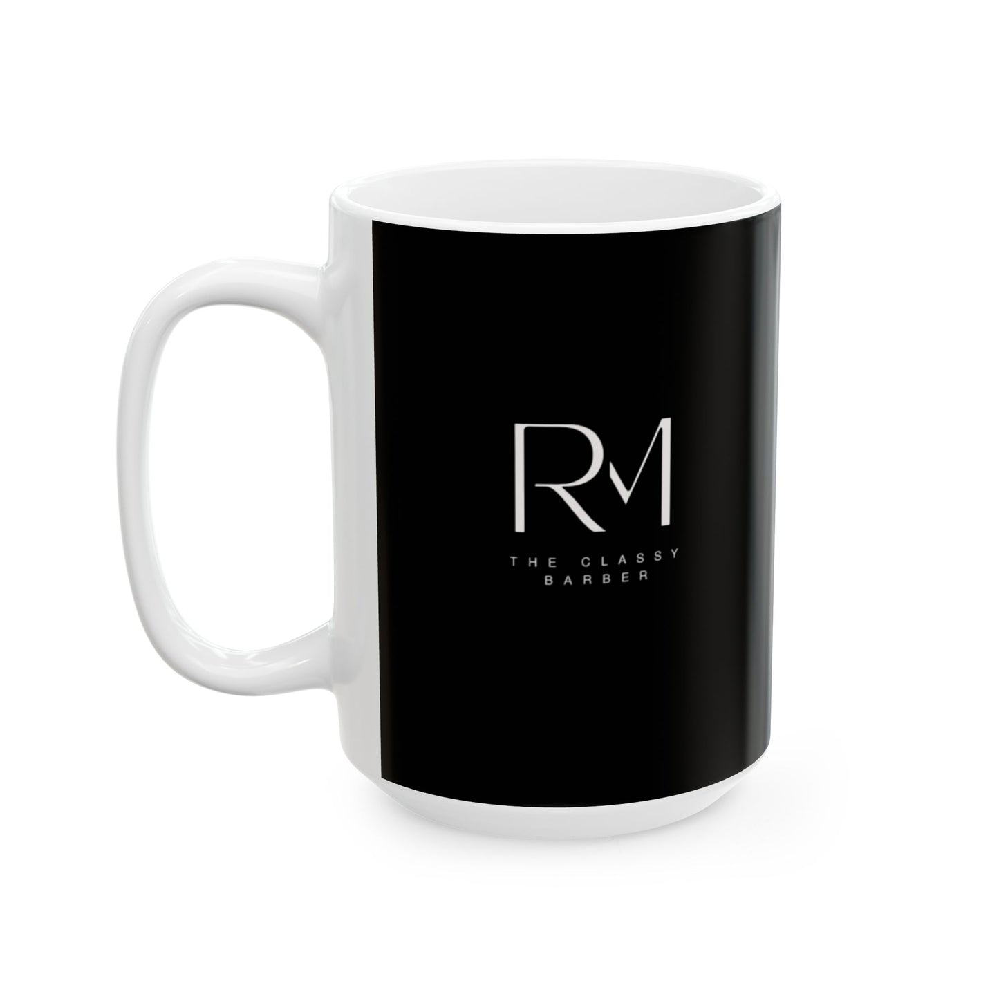 Personalized Ceramic Mug - The Classy Barber Design (11oz, 15oz)