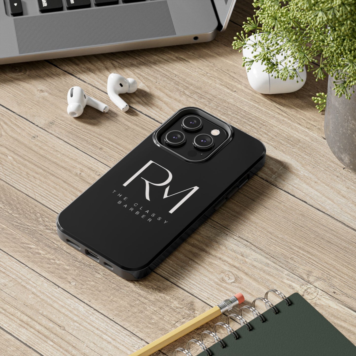 Funda de teléfono resistente personalizada para barberos - The Classy Barber