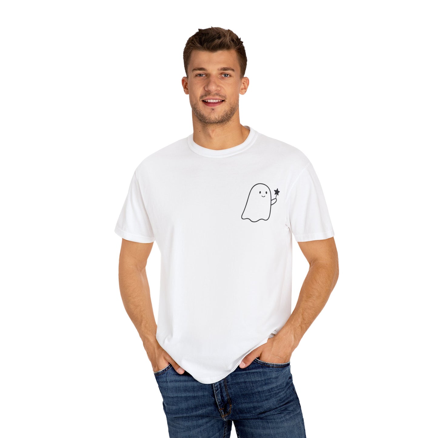 Cute Ghost Pocket T-Shirt