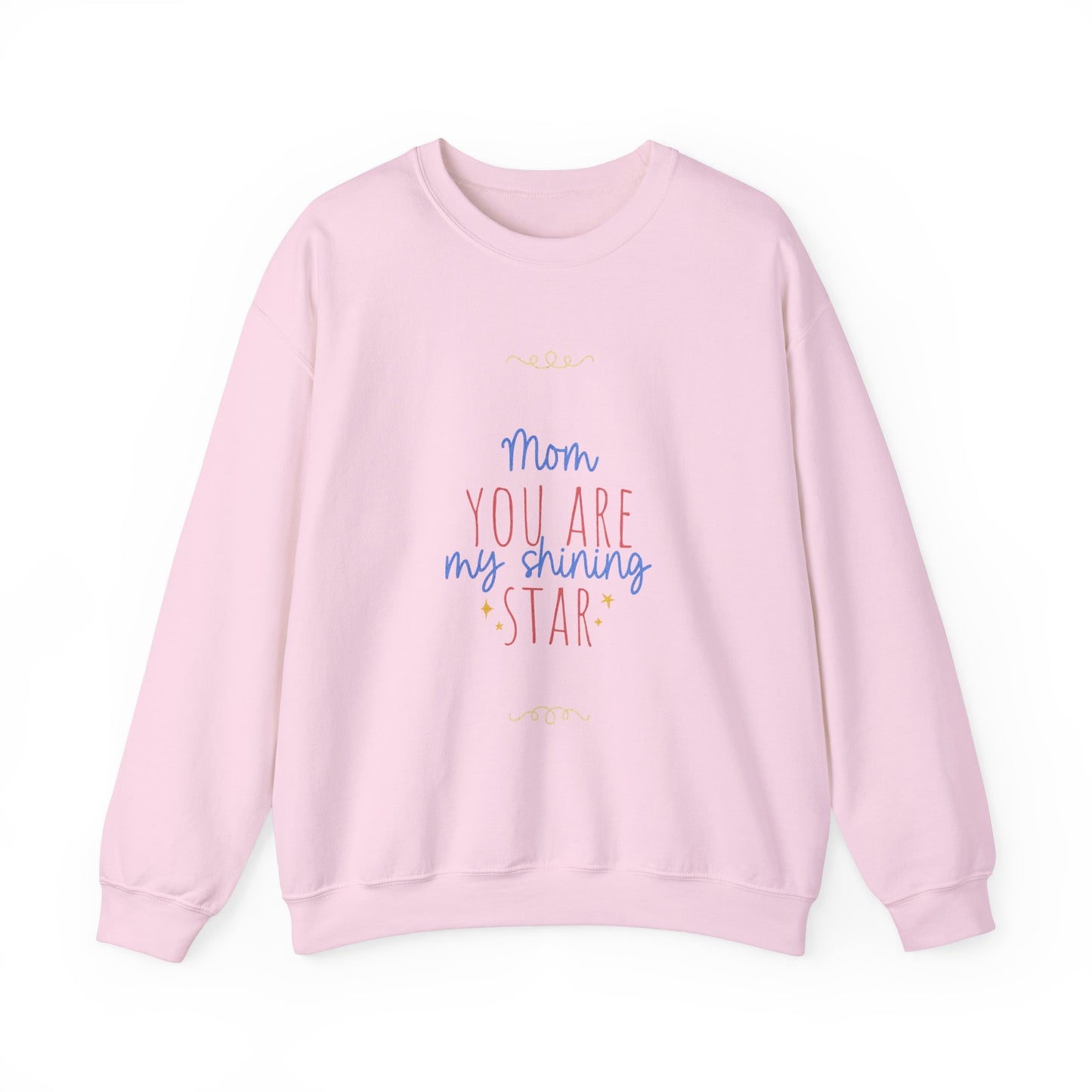 Sudadera de cuello redondo con estrellas brillantes para mamá: un regalo acogedor para el Día de la Madre