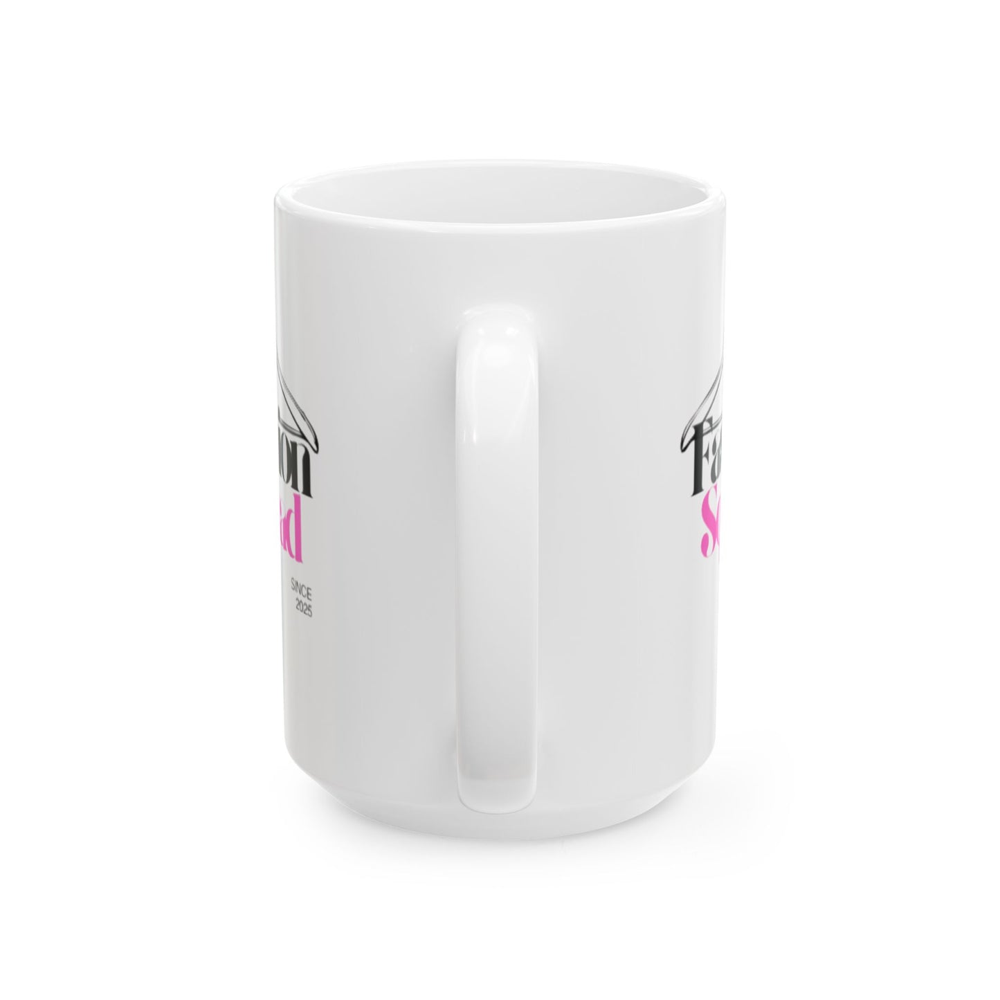 Taza de cerámica Fashion Squad: una elegante taza de café para quienes marcan tendencia