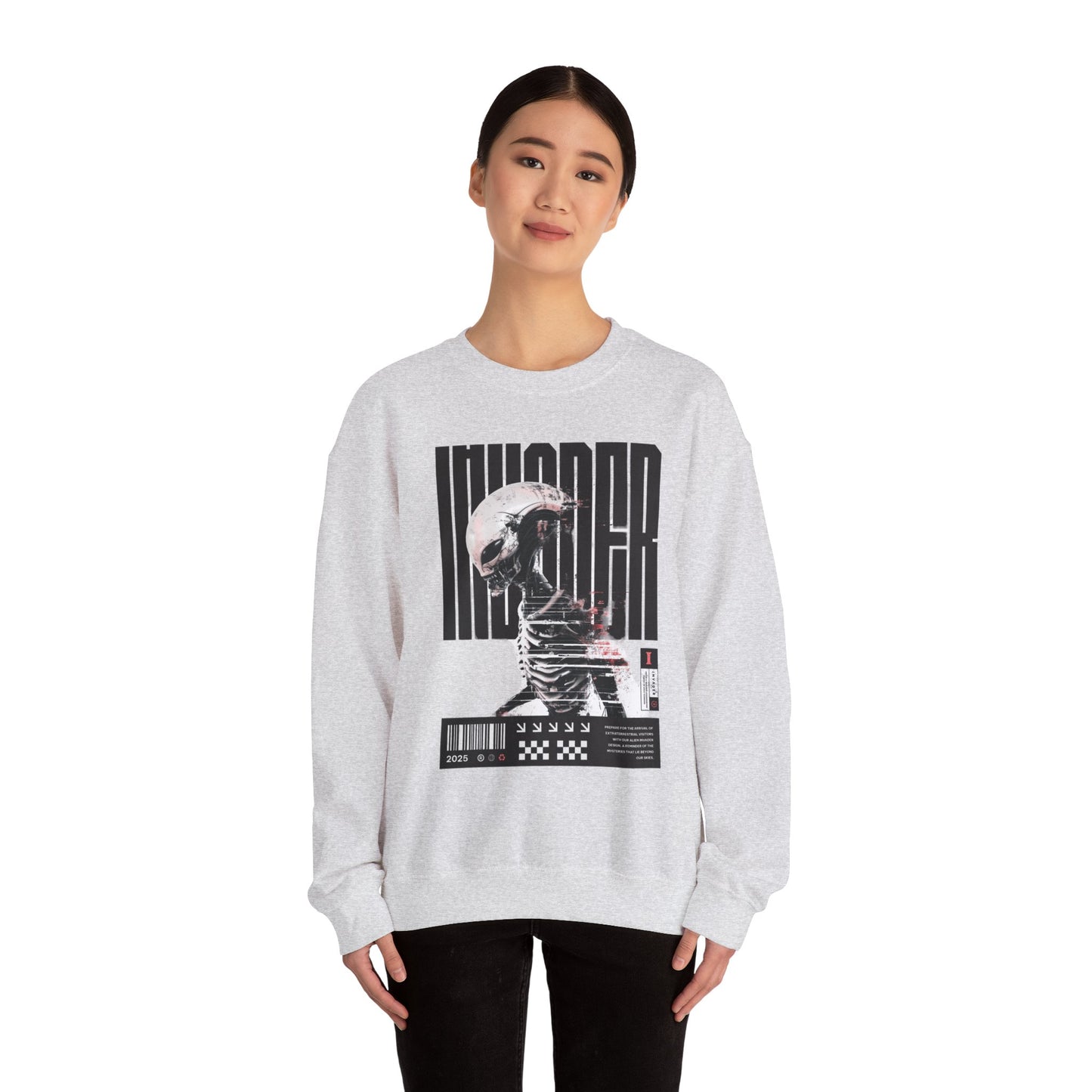Graphic Unisex Crewneck Sweatshirt - "Alien"