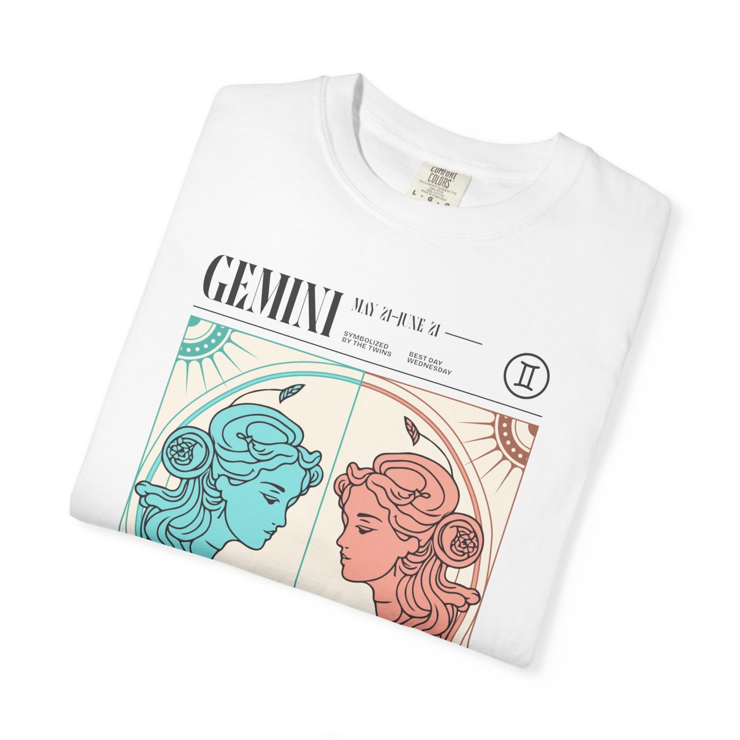 Gemini Horoscope Unisex Garment-Dyed T-Shirt