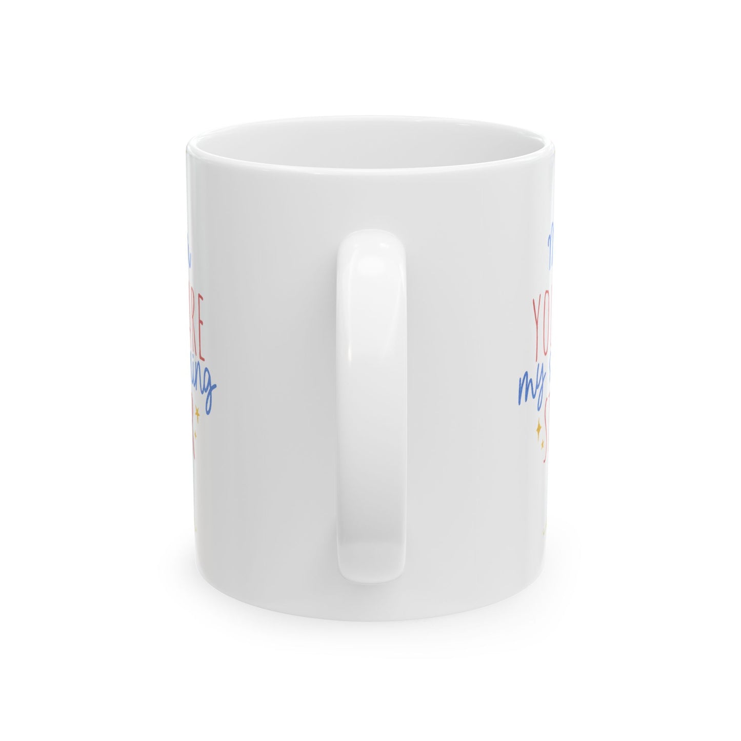 Taza de cerámica con la frase "Mamá, Estrella Brillante": un regalo especial para el Día de la Madre y cumpleaños.