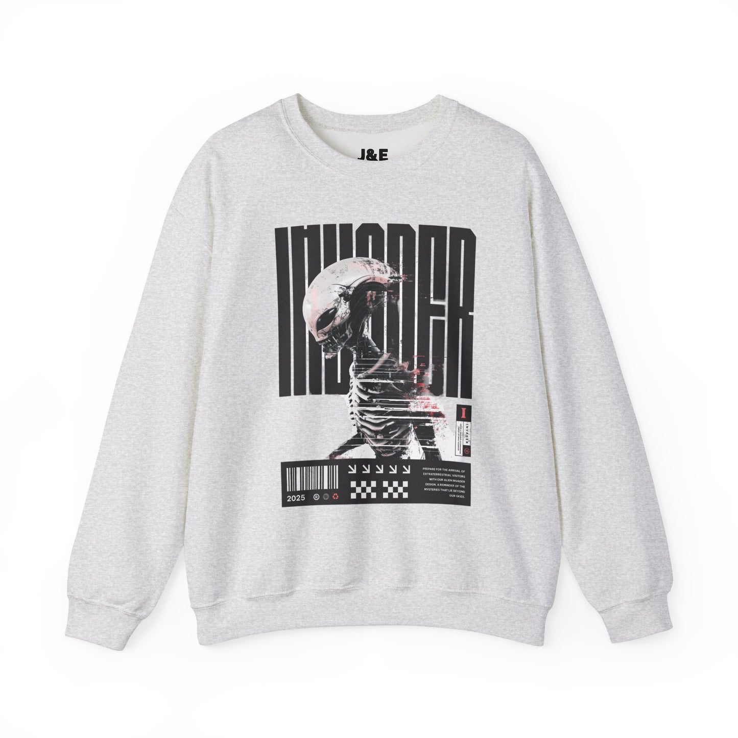 Graphic Unisex Crewneck Sweatshirt - "Alien"