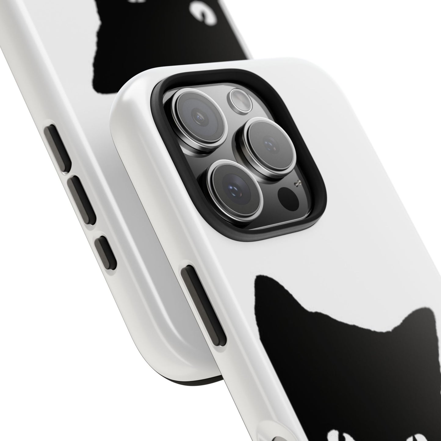 Funda resistente para teléfono Black Cat: protección duradera con un diseño divertido