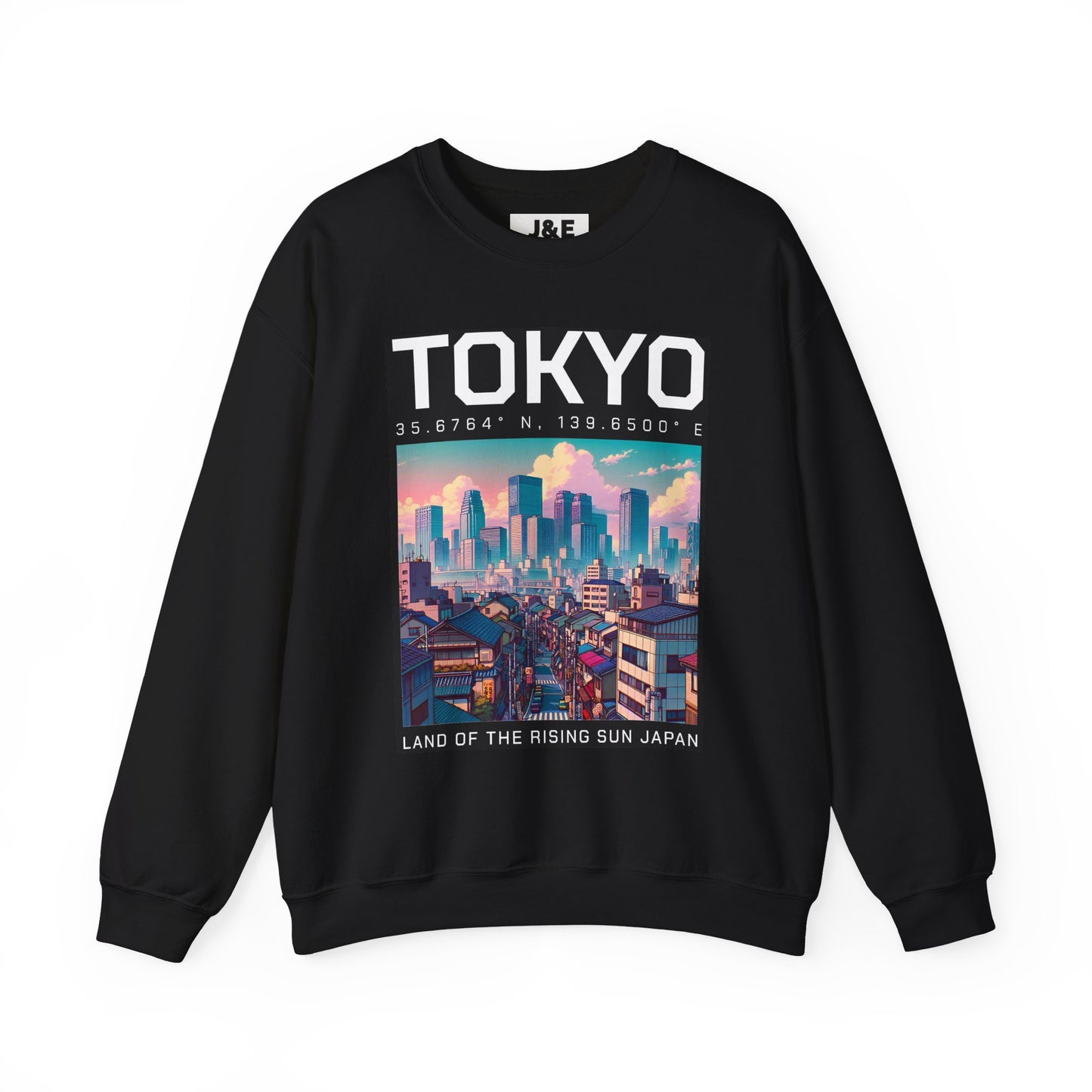 Tokyo Skyline Crewneck Sweatshirt - Land of the Rising Sun