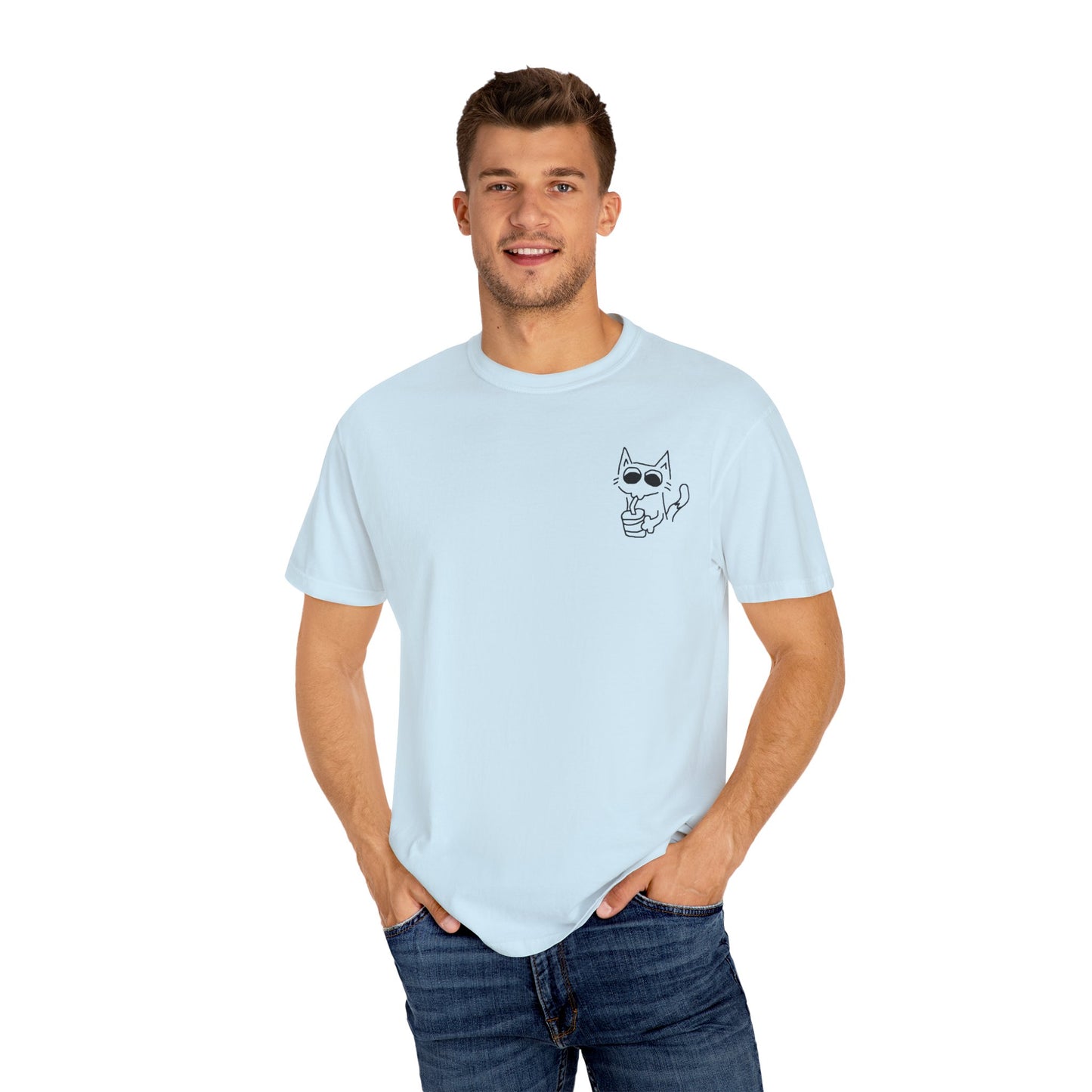 Camiseta gráfica unisex - Gato divertido