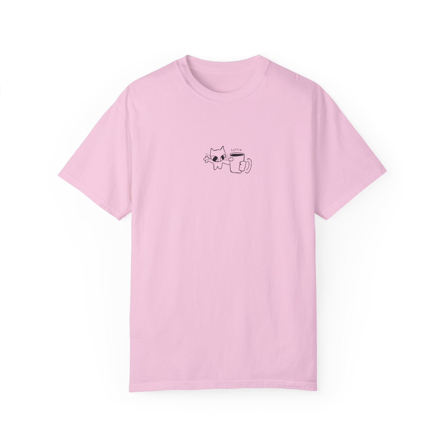 Camiseta unisex teñida en prenda - Para amantes del café