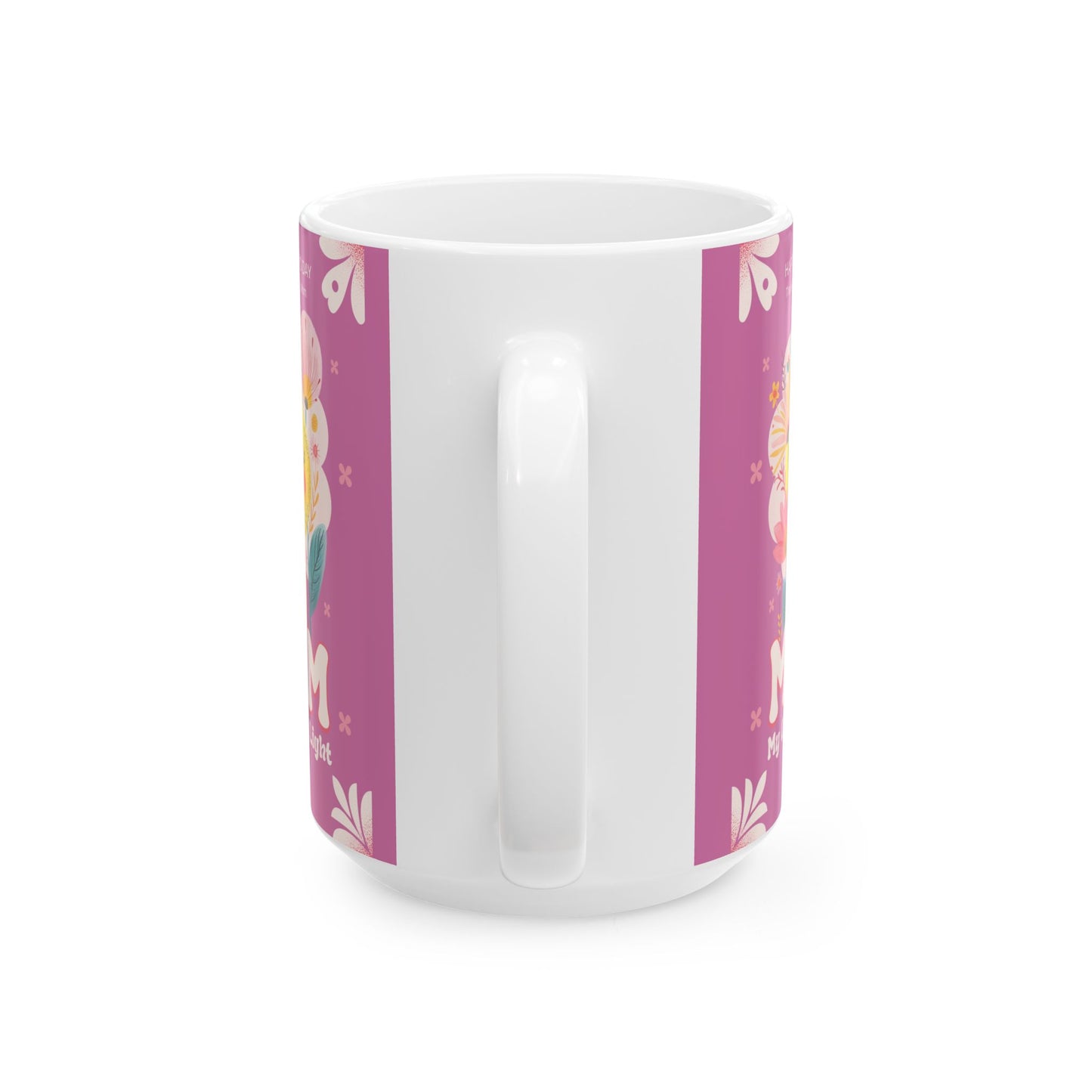 Taza de cerámica "Mamá Guía Luz" - Regalo perfecto para el Día de la Madre