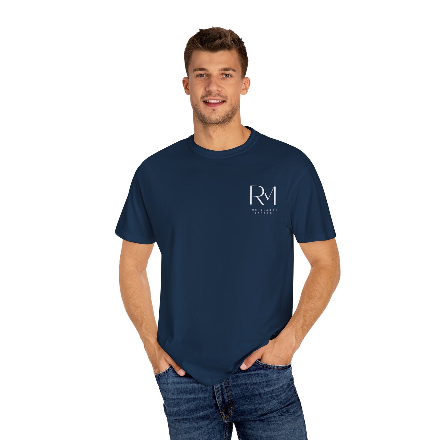 Camiseta unisex teñida - Classy Barbers - Ropa informal perfecta y comodidad para el día a día