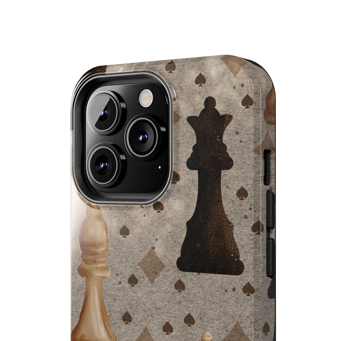 Funda resistente para teléfono con diseño creativo de ajedrez para gamers