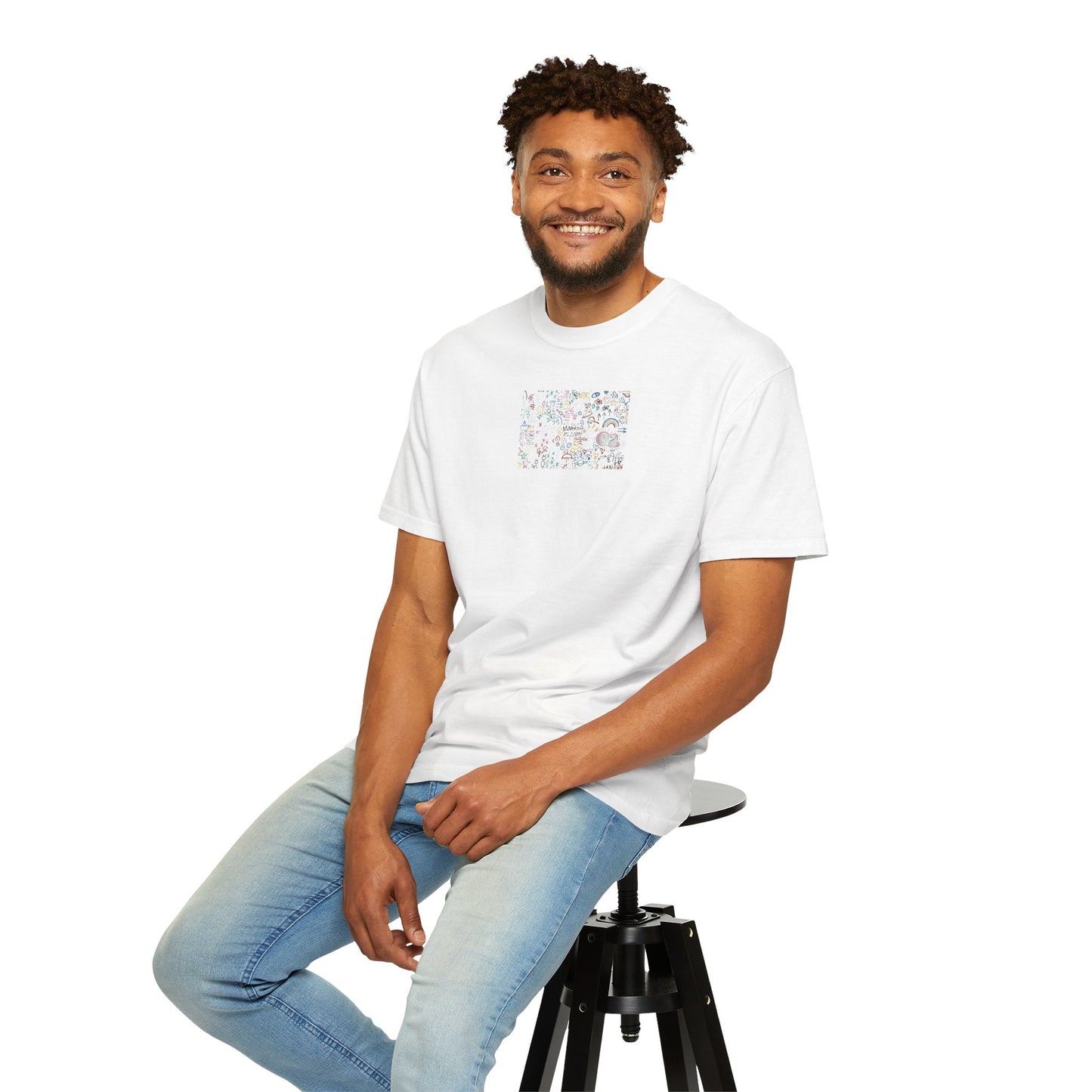 Colorful Illustrated Unisex T-Shirt