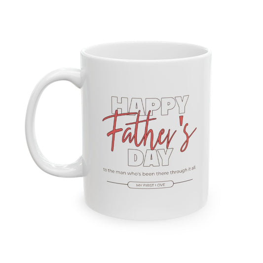 Funny Happy Mug - Perfect Gift for Father's Day | Ceramic Coffee Cups