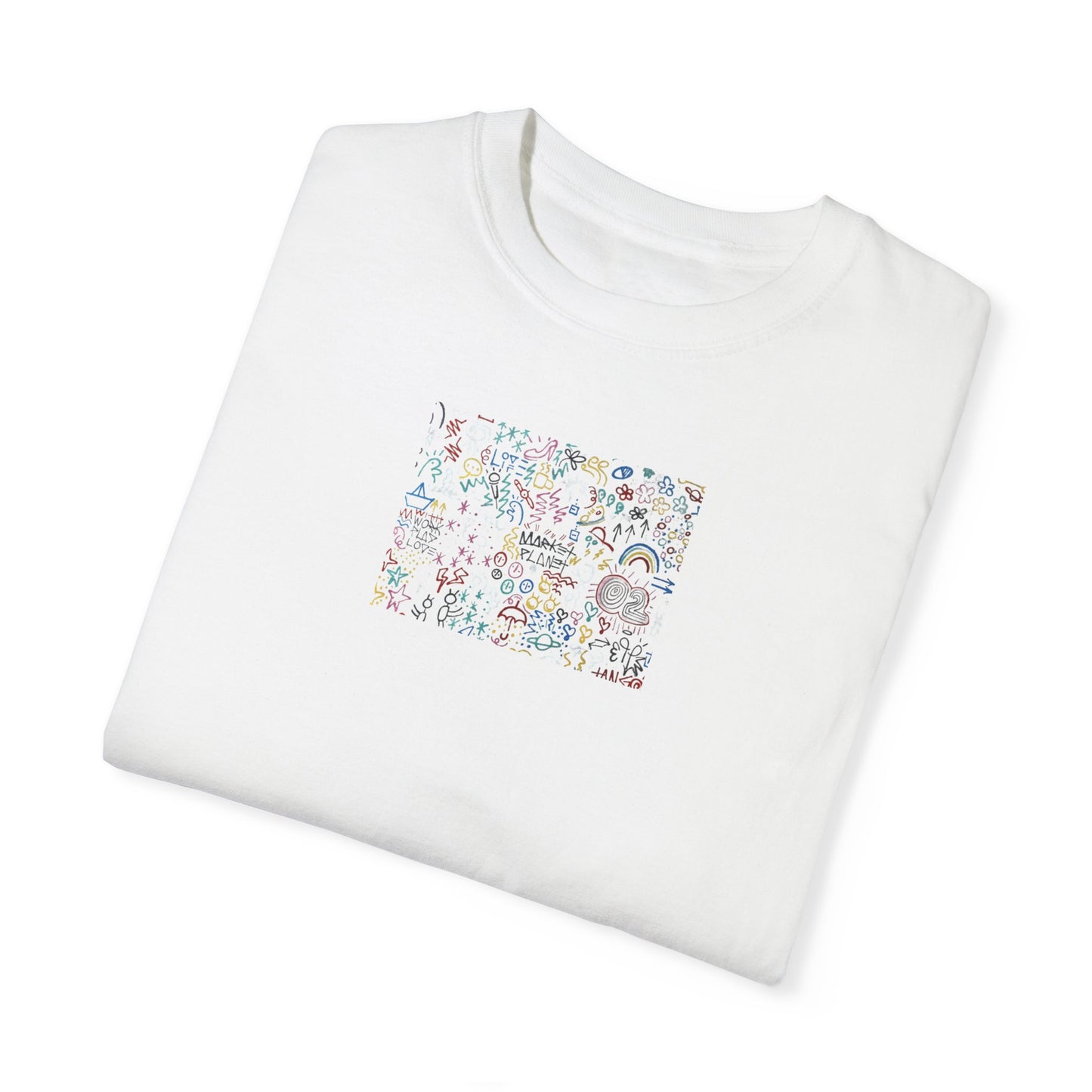 Colorful Illustrated Unisex T-Shirt