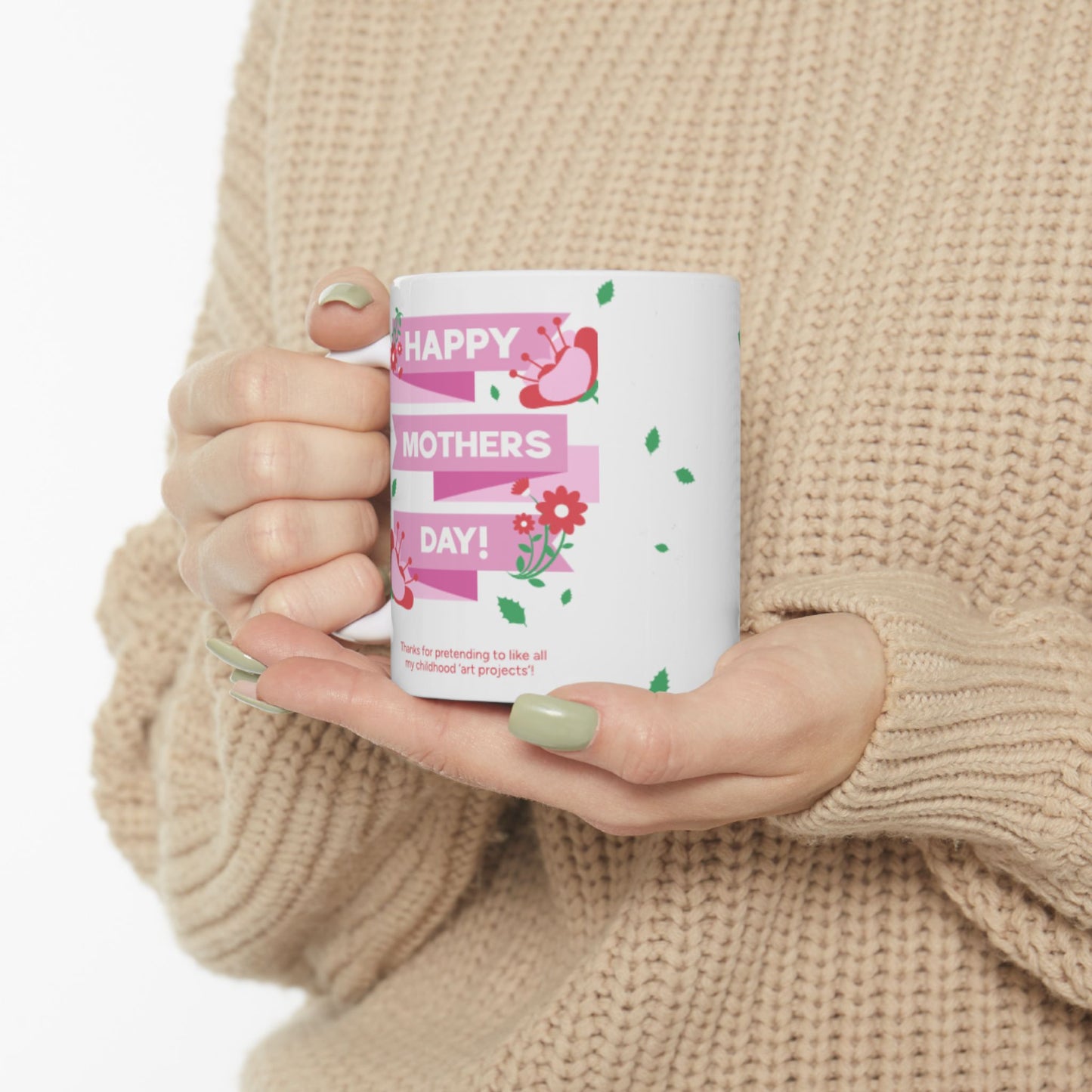 Taza de cerámica Feliz Día de la Madre 