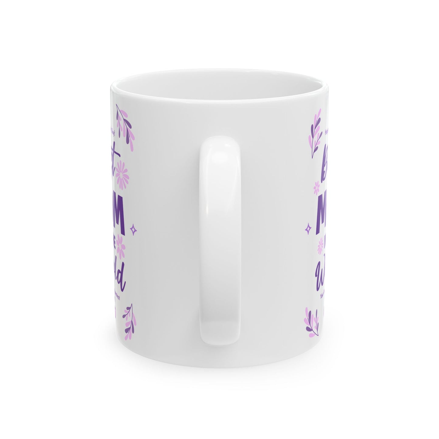 Taza de cerámica "Mejor mamá" - Regalo para el Día de la Madre