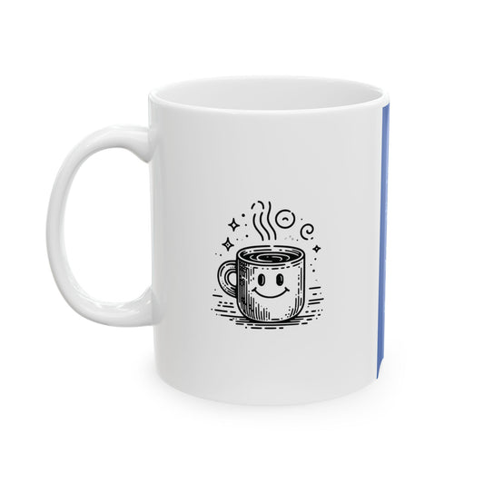 Inspirational Coffee Mug - "Just One More Page and a Sip of Coffee" - Perfect Gift for Book Lovers