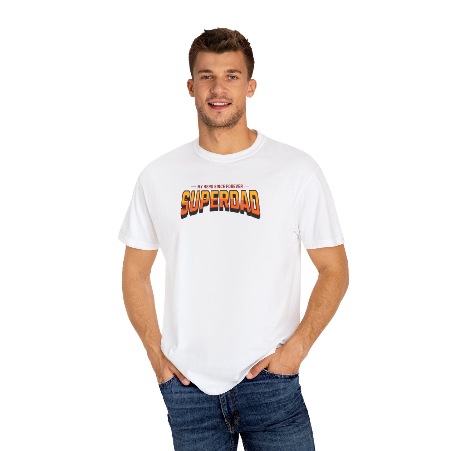 Superdad Unisex Garment-Dyed T-Shirt - Perfect Gift for Father's Day