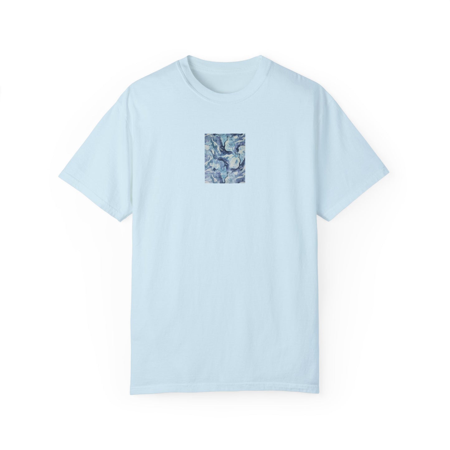 Camiseta unisex teñida en prenda - Diseño artístico