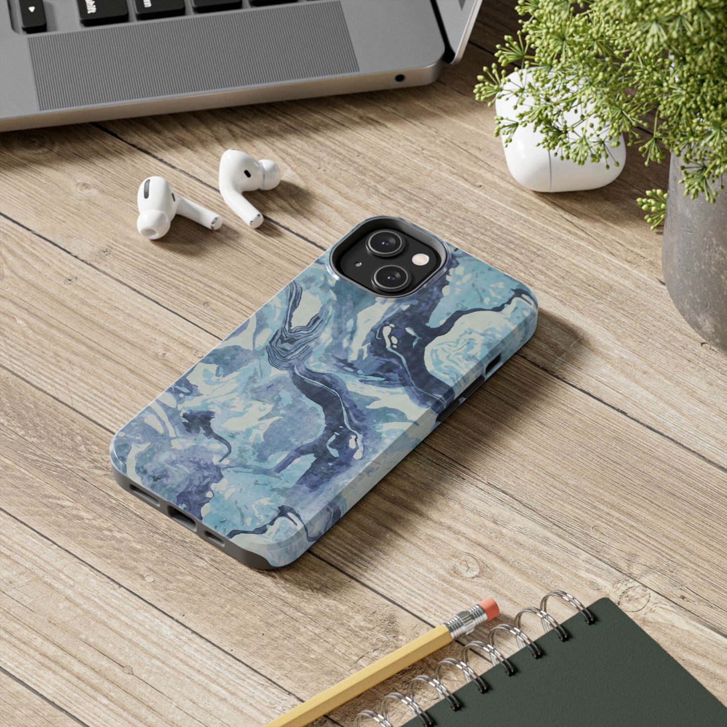 Elegante funda de mármol para teléfono: protección resistente para los amantes del estilo