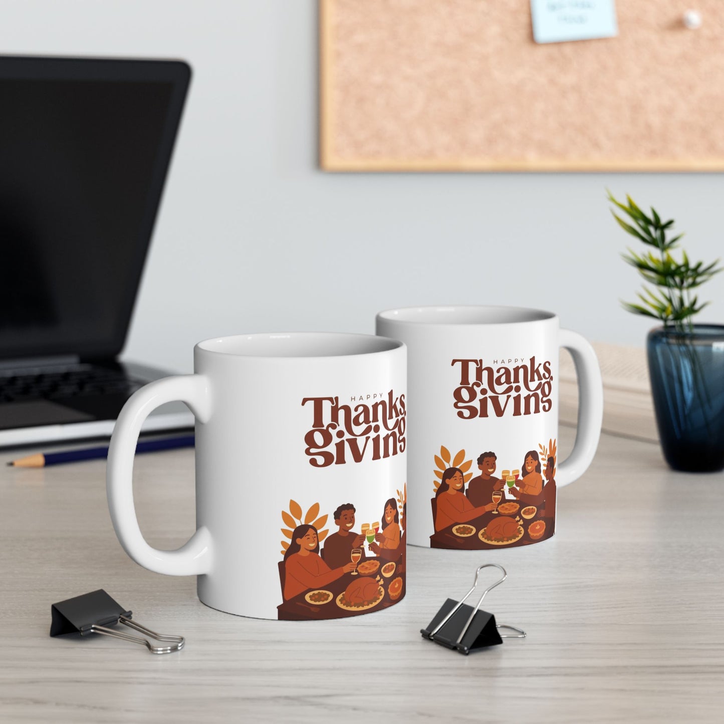 Thanksgiving Celebration Ceramic Mug - 11oz & 15oz