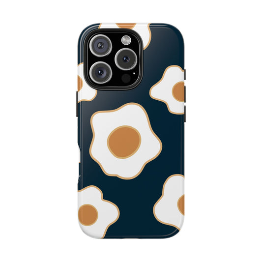 Funda para teléfono con estampado de huevo: protección resistente y elegante