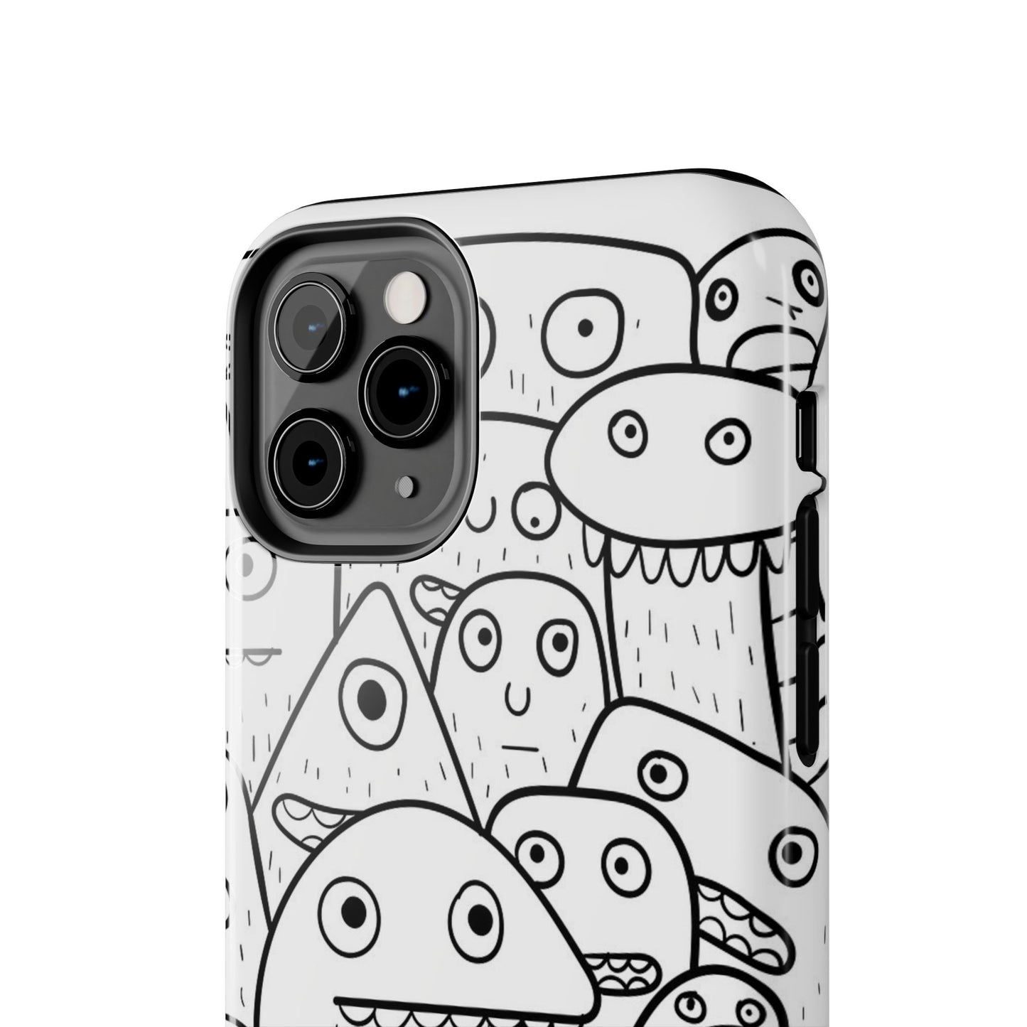 Fundas resistentes para teléfono de Monstruos Aventureros: Diseño divertido de Monstruos para niños y adolescentes