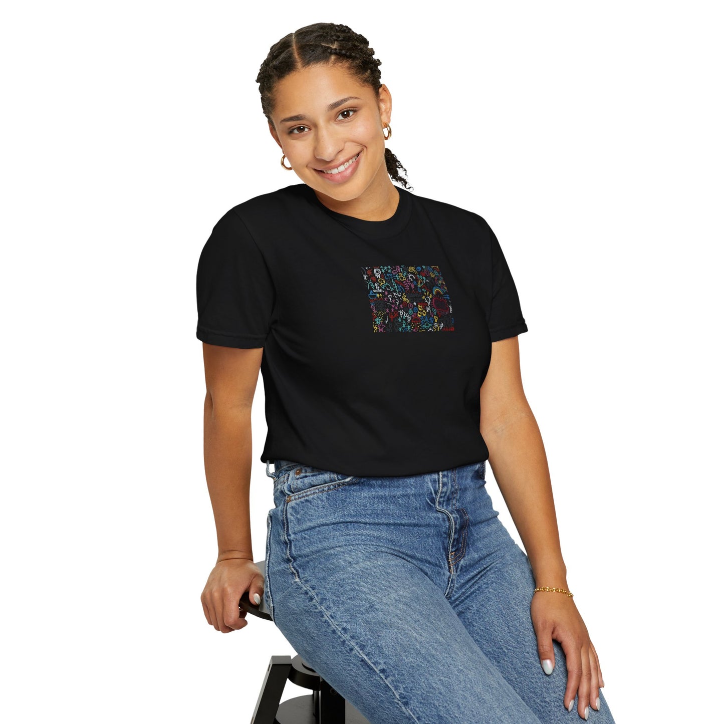 Colorful Illustrated Unisex T-Shirt