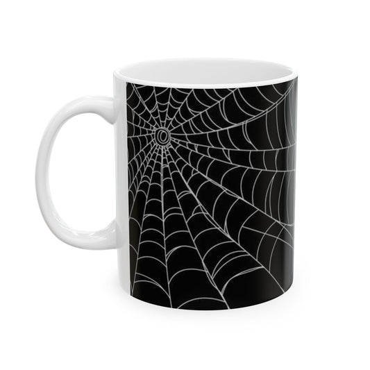 Spooky Spiderweb Ceramic Mug