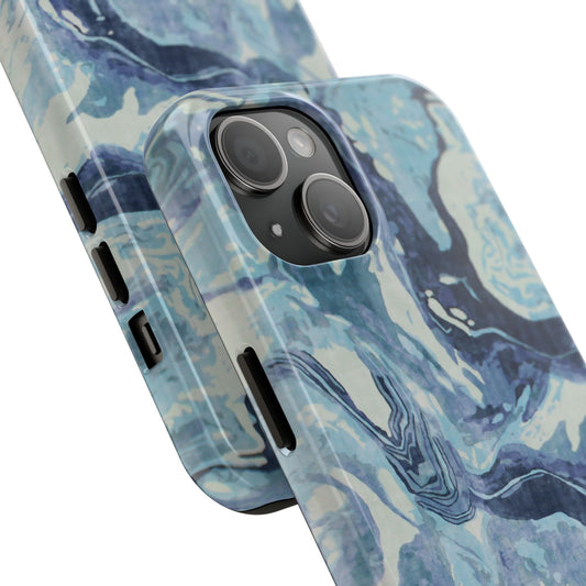 Elegante funda de mármol para teléfono: protección resistente para los amantes del estilo